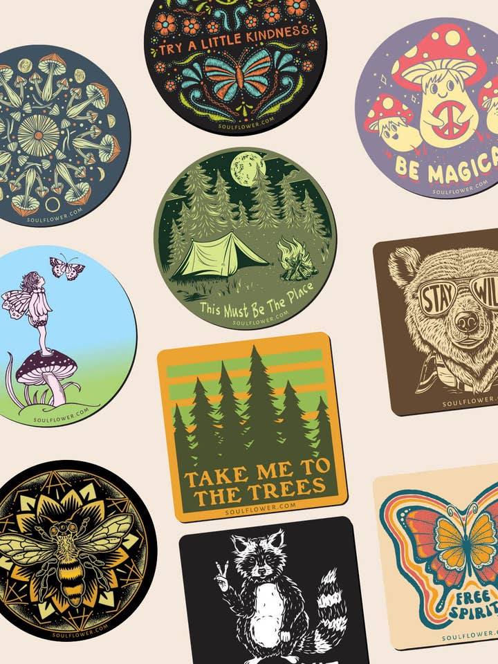 Woodland Wonders Magnet Pack - 50 Magnets - Woodsy Magnets for wholesale by Soul Flower