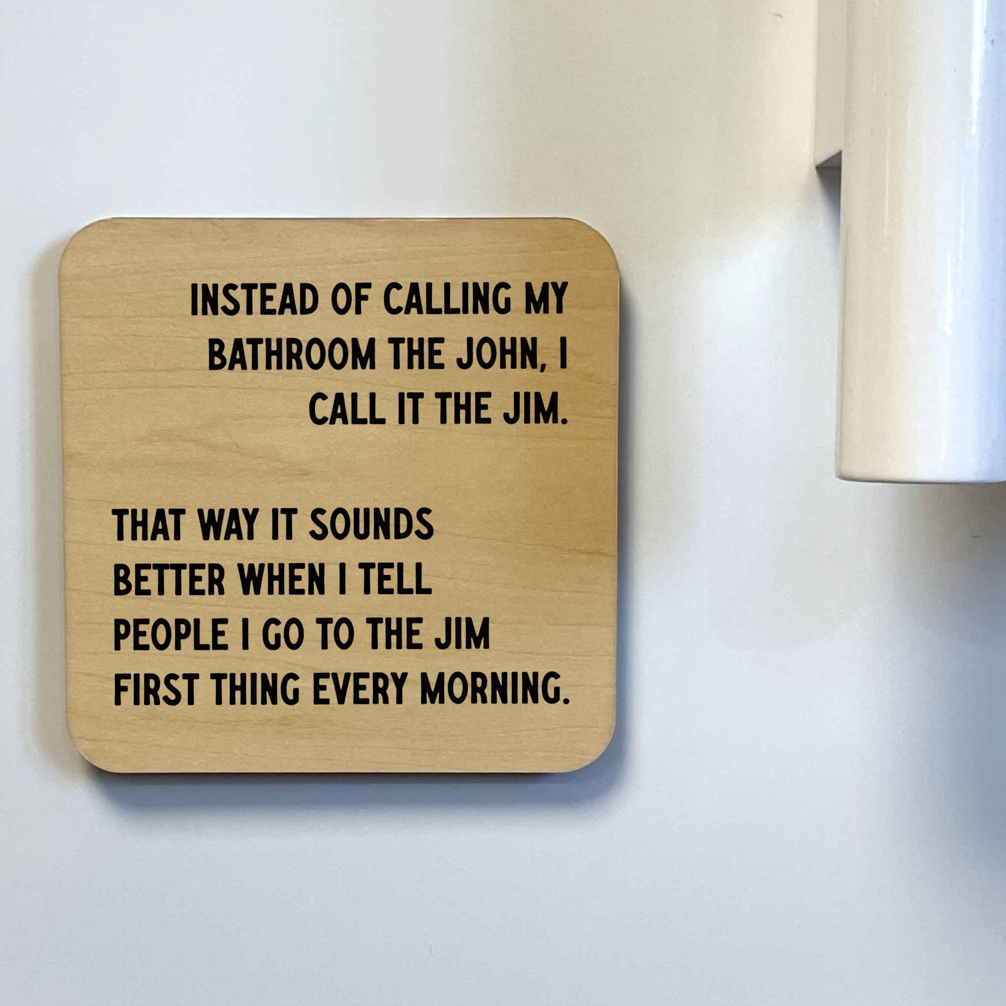 dkhandmade - Wholesale Coasters - I CALL IT THE JIM Magnet/Drink Coaster1
