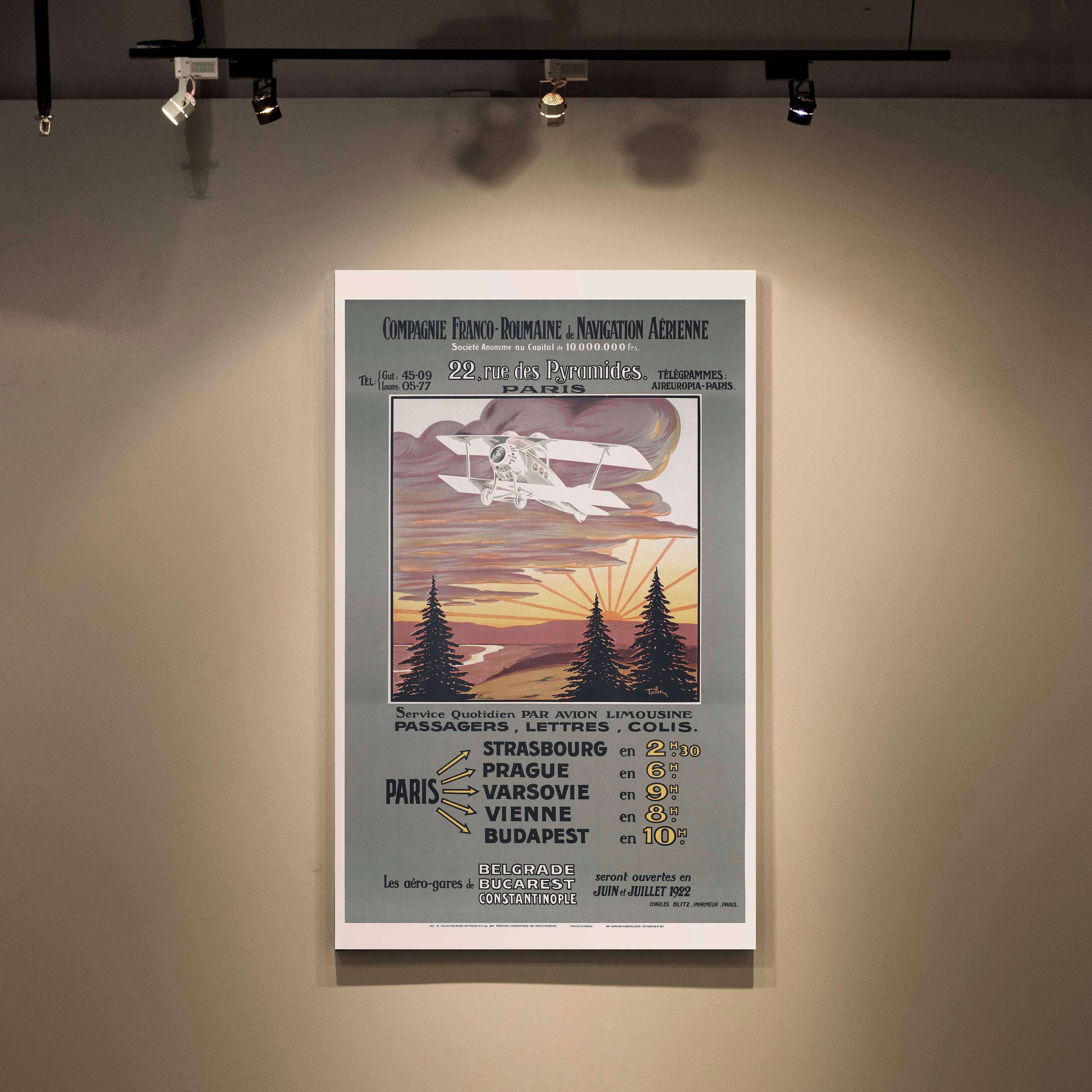 Oneart - Wholesale Poster - Poster of the Franco-Romanian Air Navigation Company2