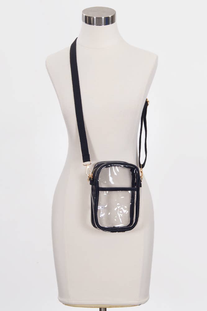 Hana - Venta al por mayor Bandolera - Mujer - Bolsa Crossbody Stadium transparente21