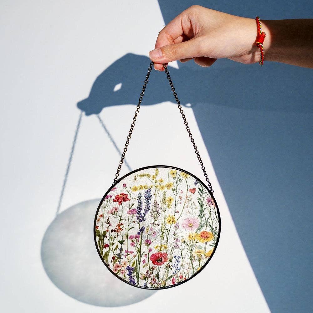 NVC Ecommerce LLC - Wholesale Suncatcher - Wildflower Stained Glass Suncatcher, Nature Ornament3