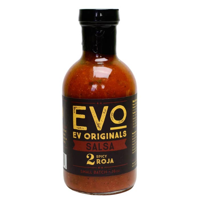 Spicy Roja Salsa - 16 oz Bottle for wholesale by EVOriginals-EVO