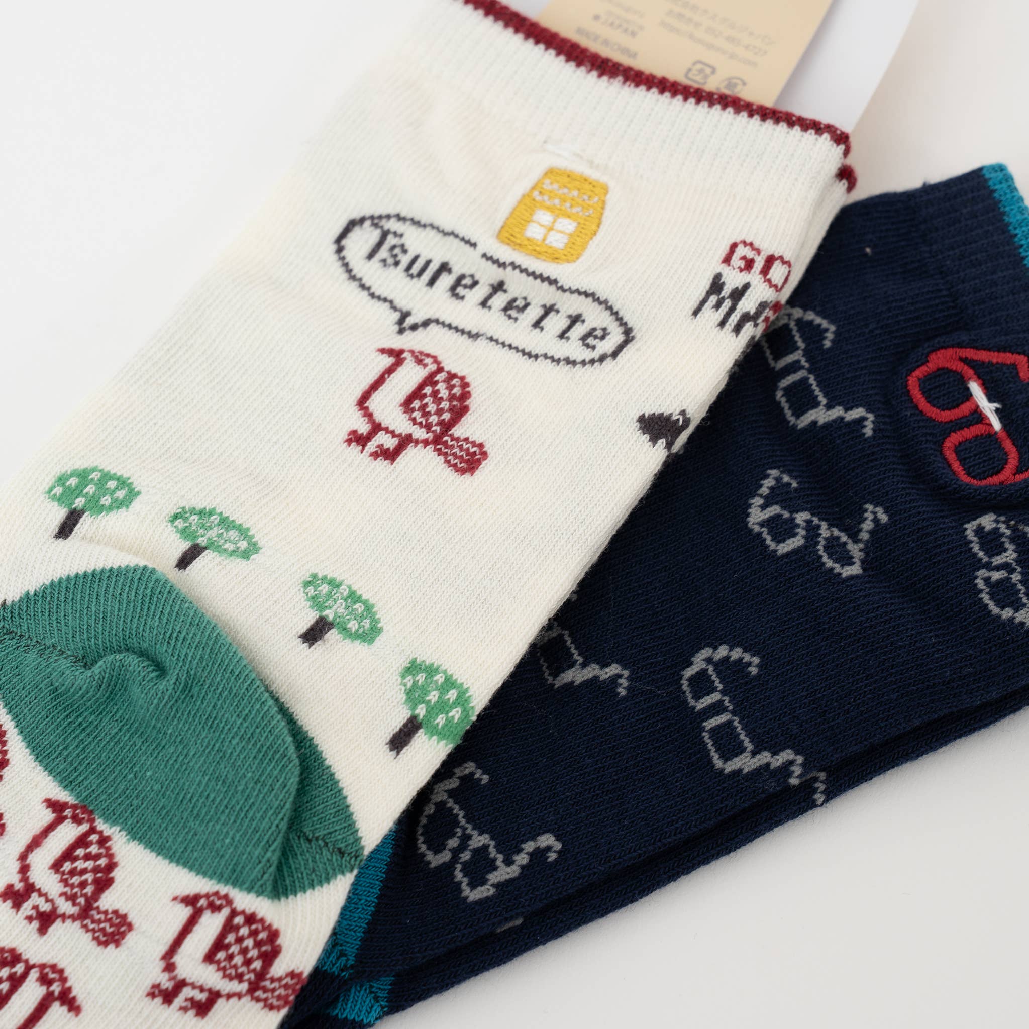 U PLUS INC - Wholesale Socks - Unisex - Whimsical Japanese Character Knit Crew Socks Kusuguru Japan12