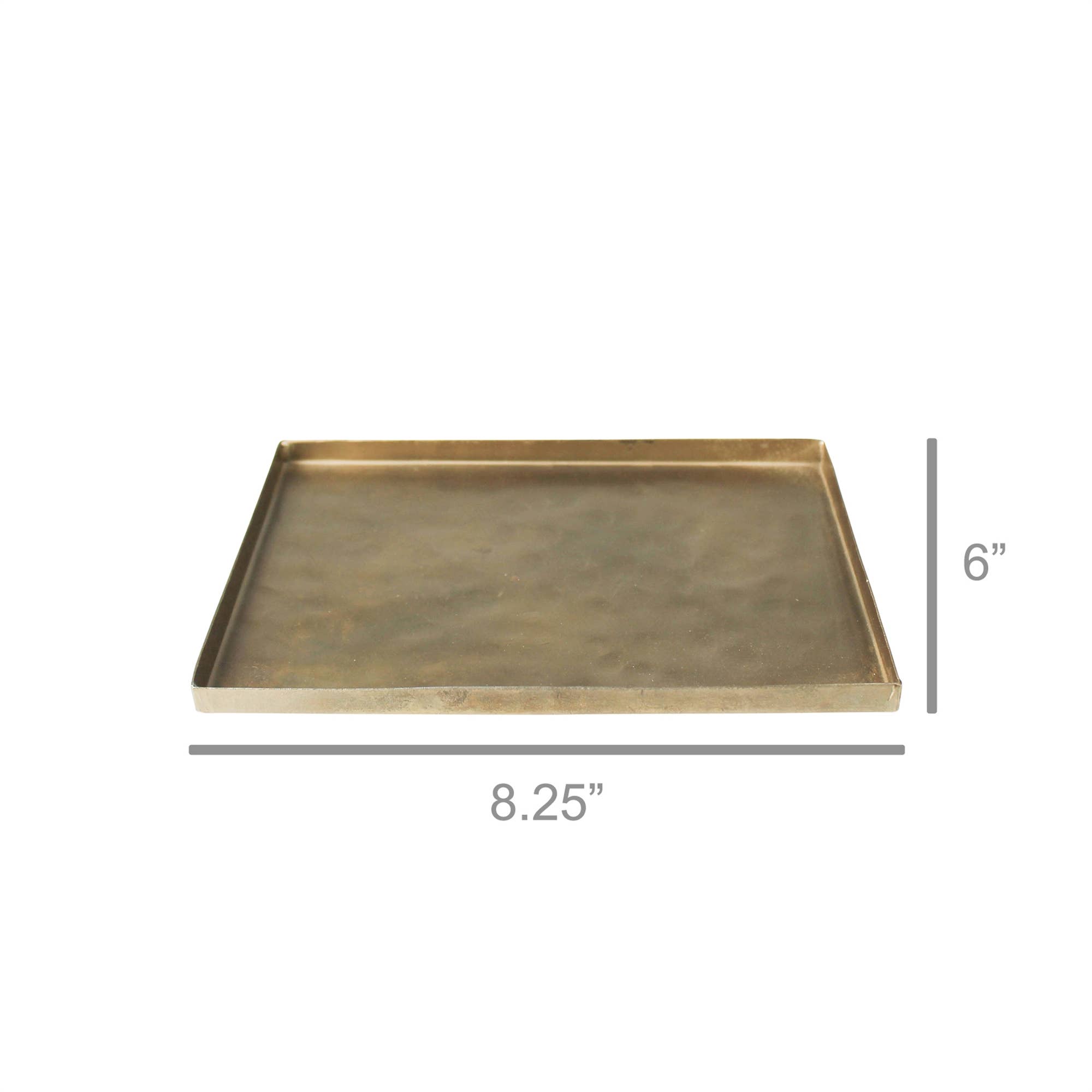 Tulum Tray, Brass - Rect Lrg for wholesale on Faire1
