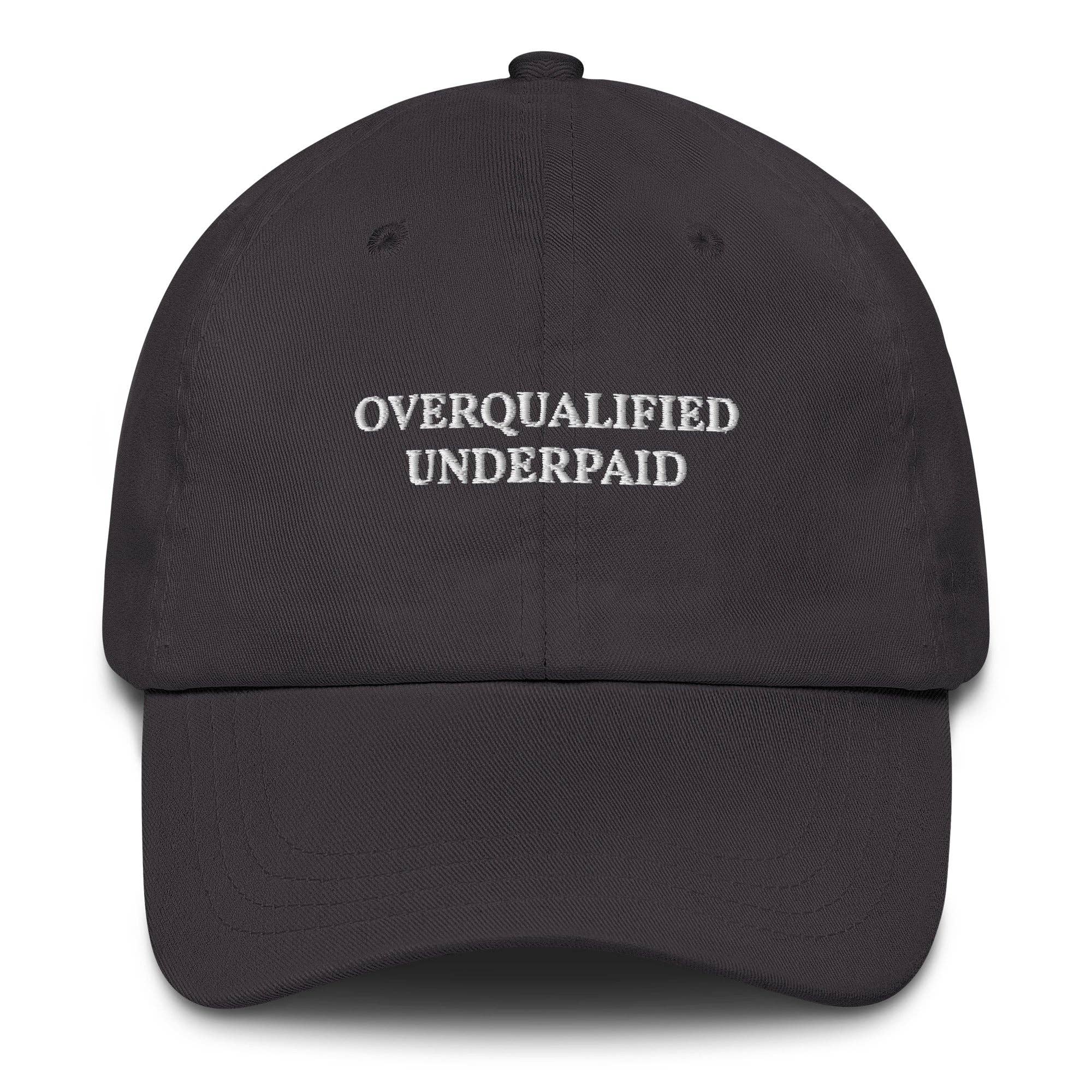 The Refined Spirit - Wholesale Baseball Cap - Unisex - Overqualified Underpaid - Cap3