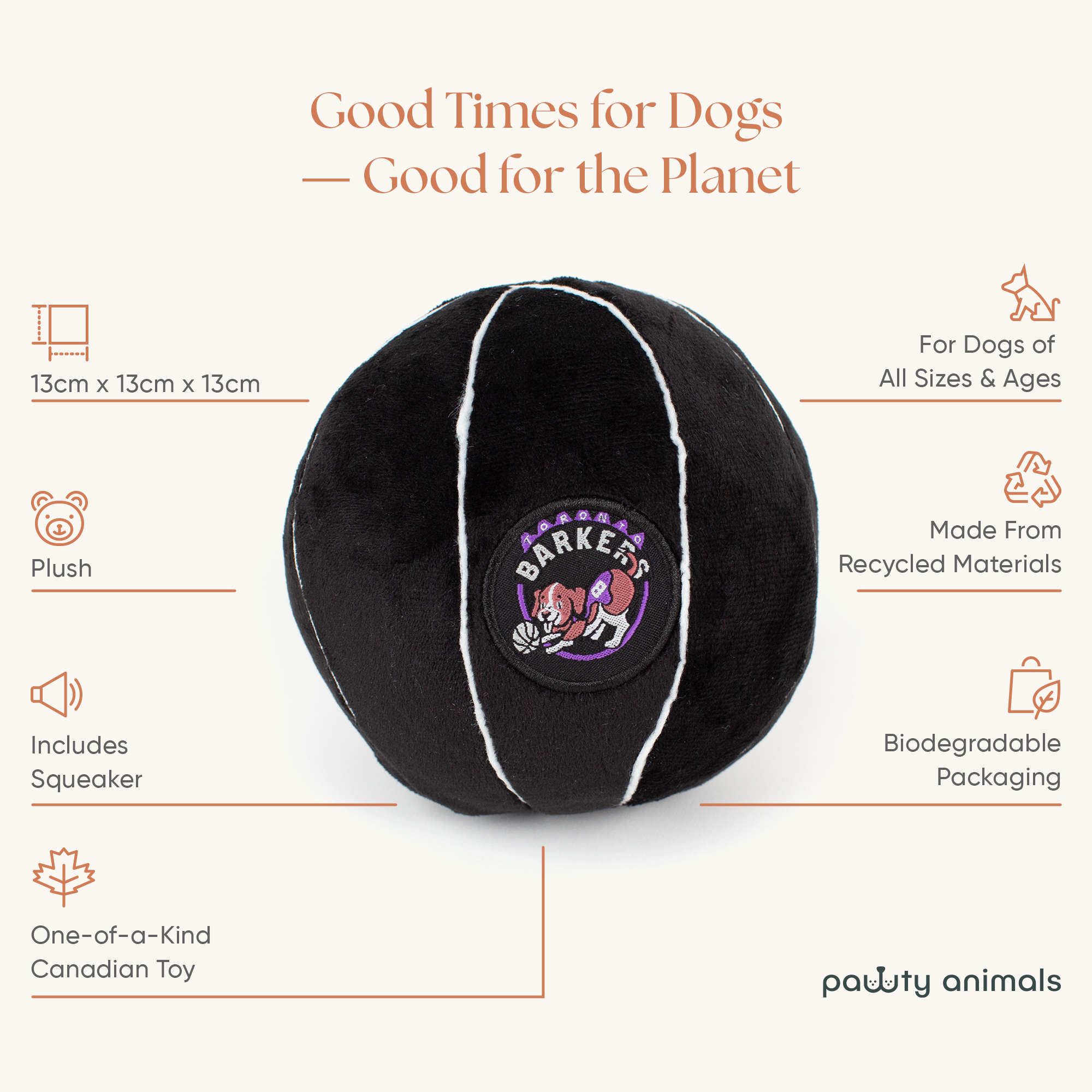 PawtyAnimals.ca - Wholesale Pet Plush Toy - Dog - Toronto Barkers3