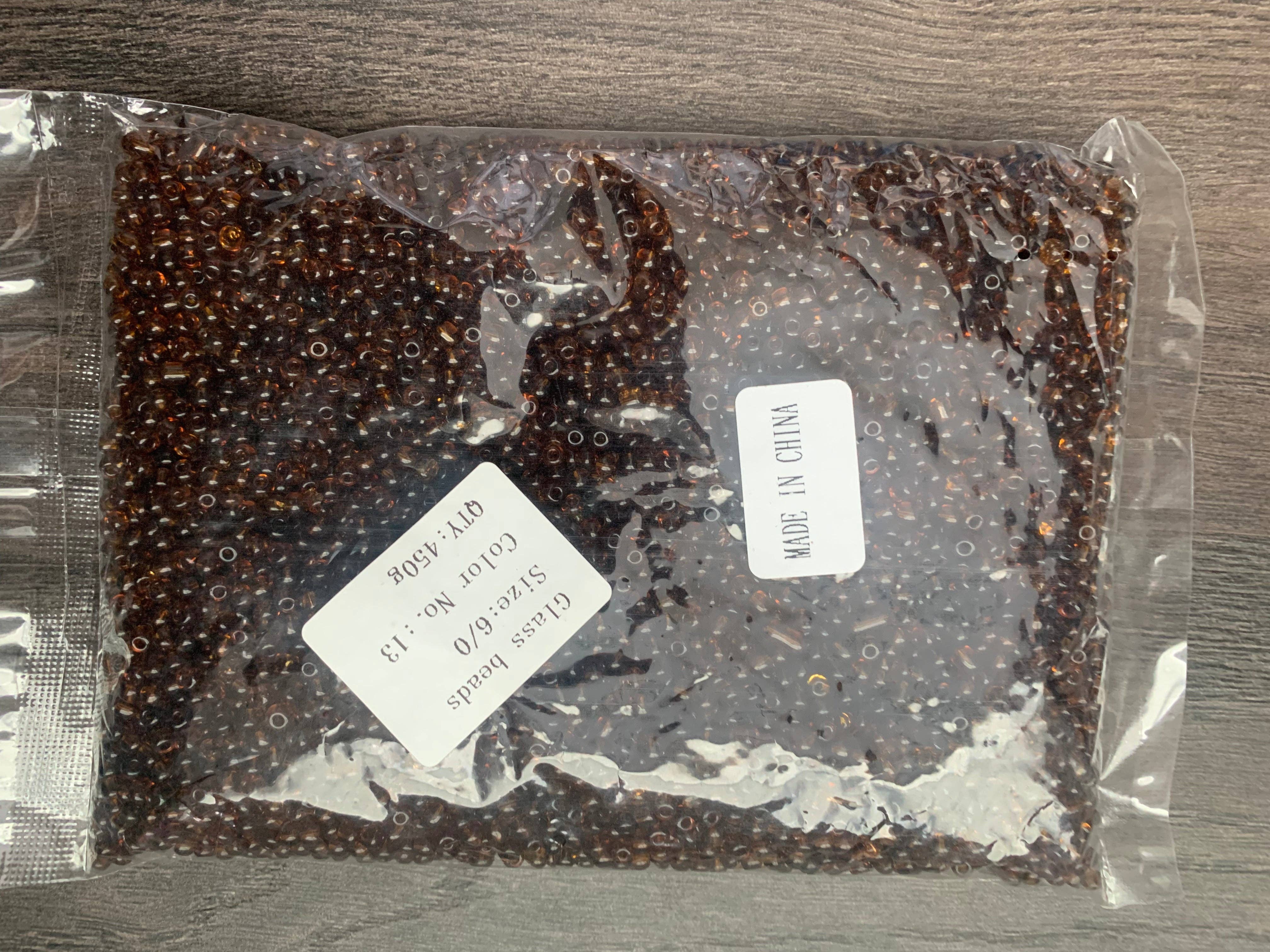 MaddieMayShop - Wholesale Beads - 6/0 Seed Beads~  Glass Beads 450 Grams, Seed Beads Bulk11