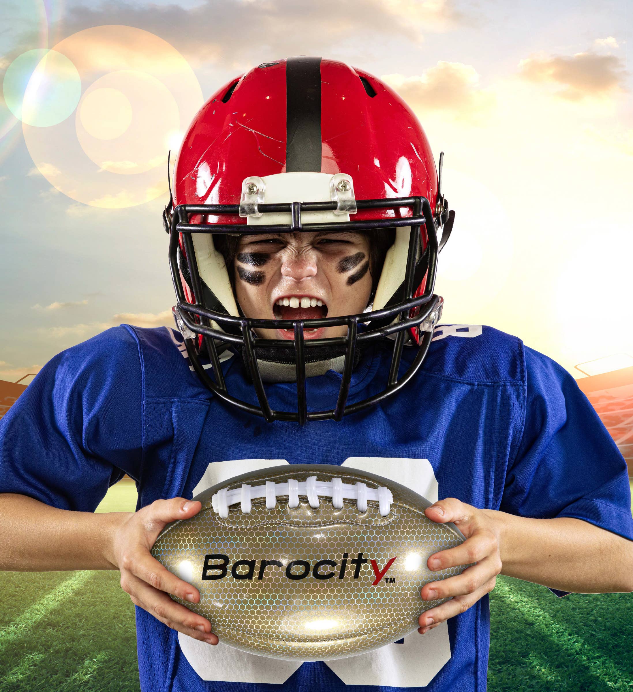 Cota Global – wholesale Sports ball – Football - Gold Modern Pattern - Size 33