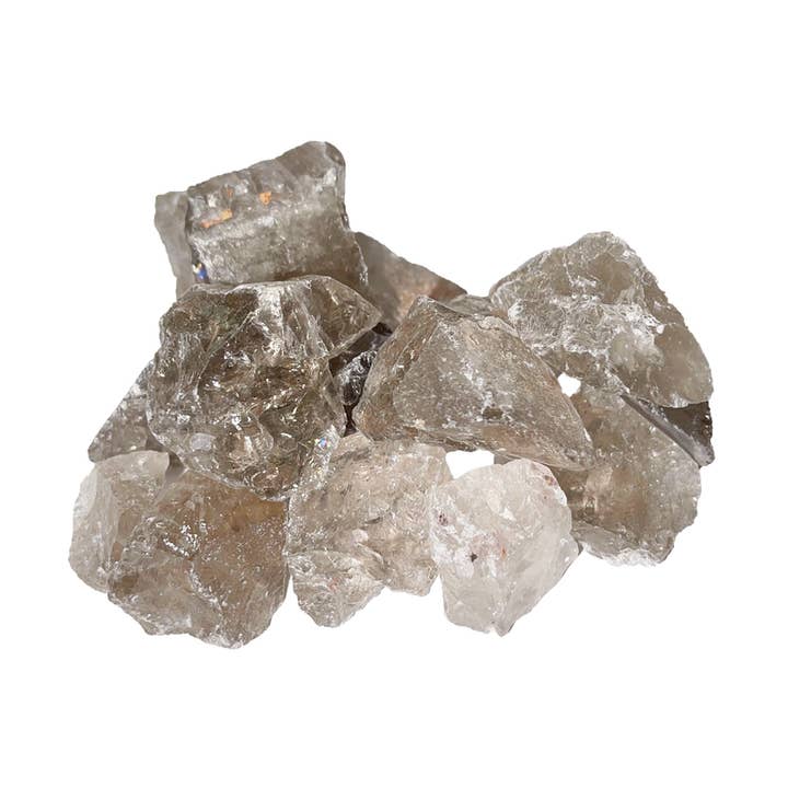 Pedras ásperas de quartzo fumê - 500grs por atacado de France Mineraux
