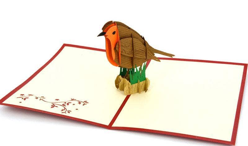 Henry Pop Up Cards - Wholesale Everyday Greeting Card - Robin0