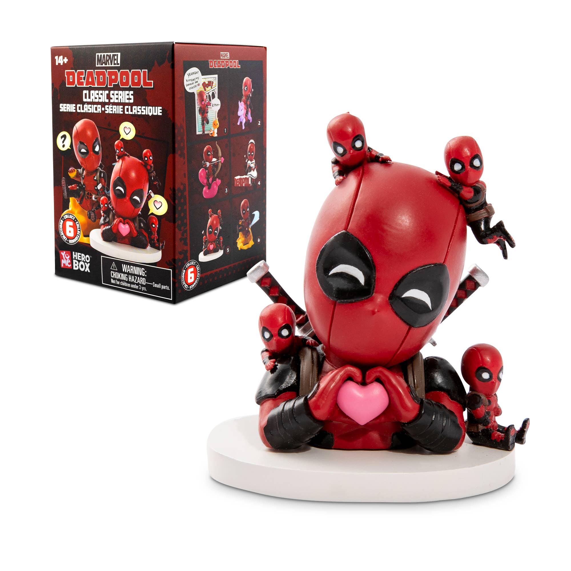 Toys Matter Inc. - Wholesale Figurine Toy - Kids - Marvel Deadpool Classic Series Hero Box - Blind Box CDU7