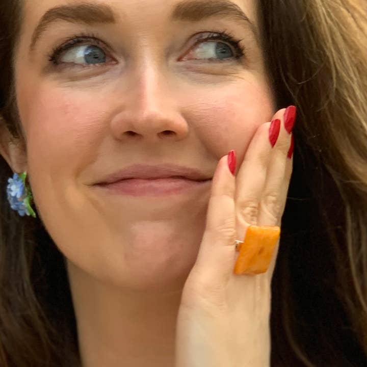 Glitterlimes - Wholesale Cocktail/Statement Ring - Cheeseit Ring1