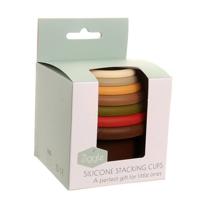 Ziggle Baby - Wholesale Stacking rings game – Baby - Christmas Stacking Cups Silicone0