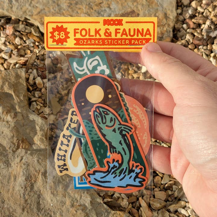 Flora & Fauna Stickerset 2 voor wholesale door The Mook Press