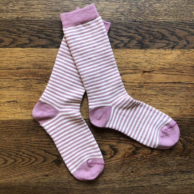 Samantha Holmes Alpaca Clothing and Gifts - Wholesale Socks - Women's - Alpaca Stripey Socks14