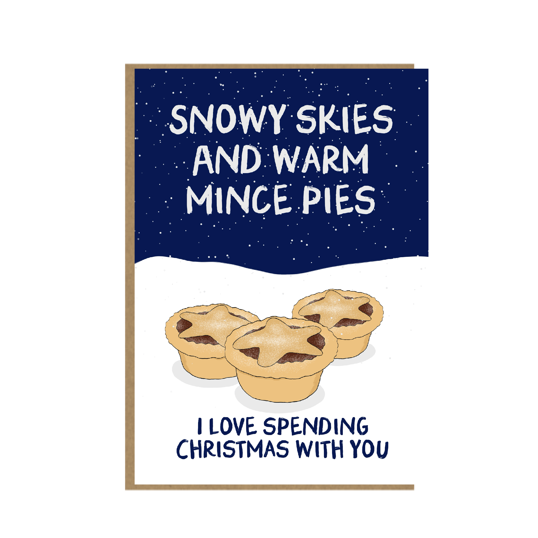 Pickled Prints – wholesale Julkort – Mince Pies - En jag älskar - 4x60