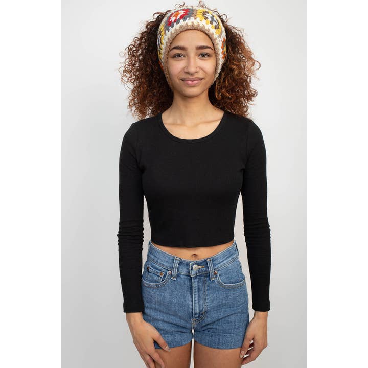 Lakhays Collection Inc. - Wholesale Fashion Headband - Women's - Granny Square Teddy Fleece Headband2