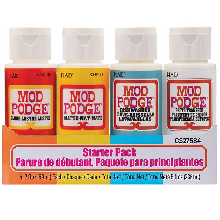 Plaid Crafts - Wholesale Craft Supplies - Mod Podge Glue, Sealer, and Finish Sealer Set 4 Piece