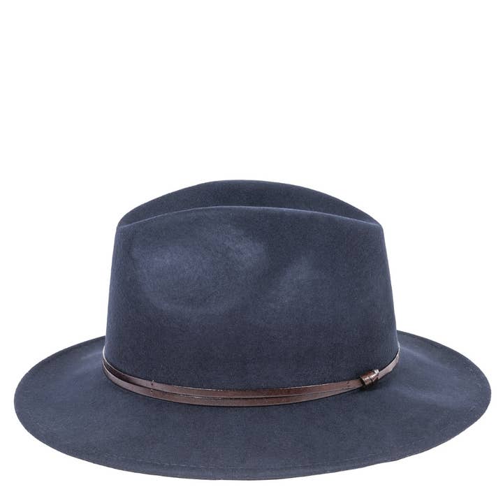 TRAVAUX EN COURS... - Wholesale Fedora - Women's - FELT HAT - leather band, sewn brim57