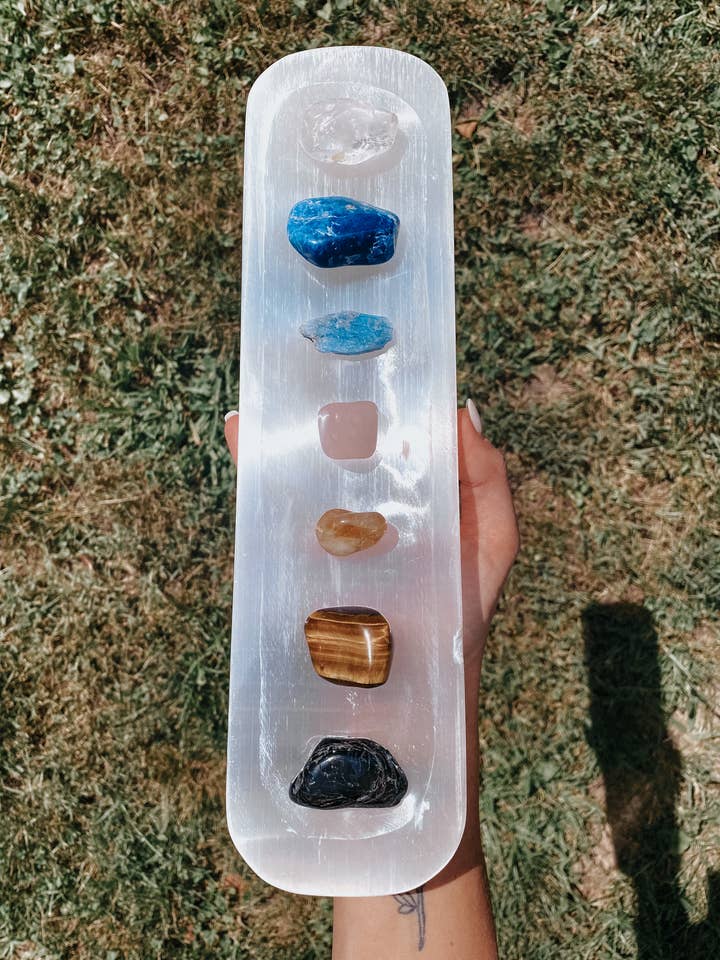 Ensemble de guérison des chakras à 7 pierres pour la vente par Wrong to Wright LLC