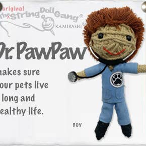 Kamibashi - Wholesale Keychain - Unisex - Dr. PawPaw (Boy) the Veterinarian String Doll Keychain