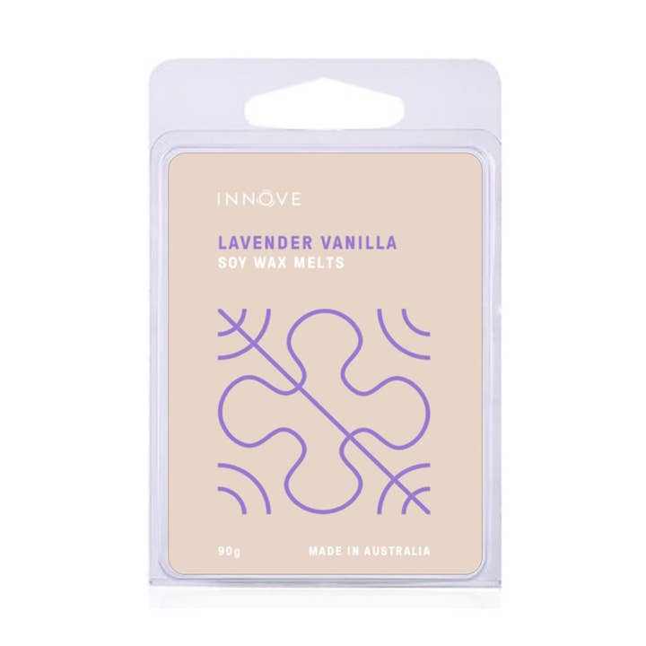 Lavender Vanilla Soy Wax Melts - Clamshell for wholesale by INNOVE