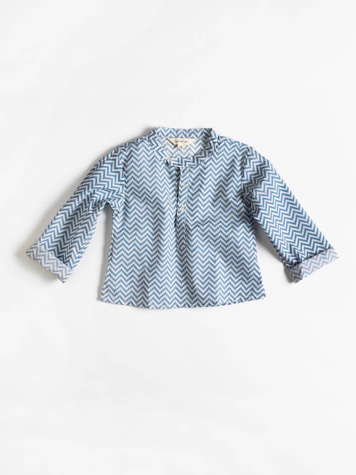 Don, Zig-zag Bleu clair pour la vente par littl by lilit