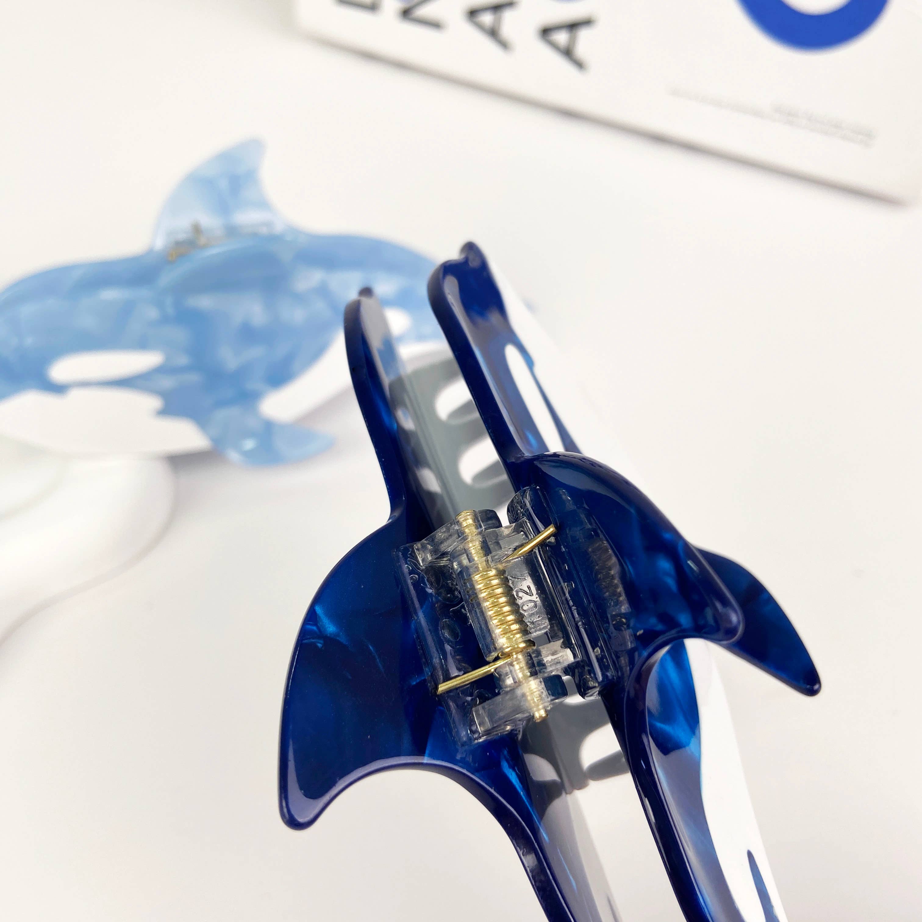 TheDivaSoap – Großhandel Haarclip – Damen – Orca Haarspangen, Krallenclip aus Azetat von Marine Life5