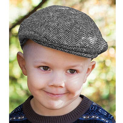 Kinder Einheitsgröße Harris Tweed County Mütze für den Großhandel von Glen Appin Of Scotland