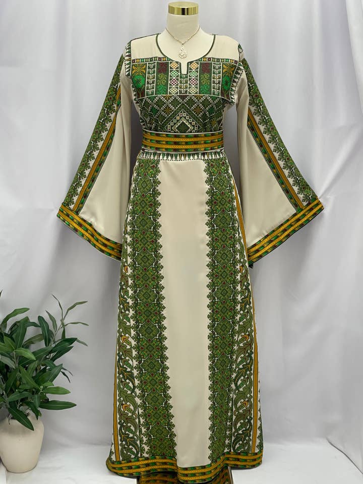 Shifaa Broderad Palestinsk Thobe – Elegant Kulturell Klänning för wholesale av Palestinian Elegance