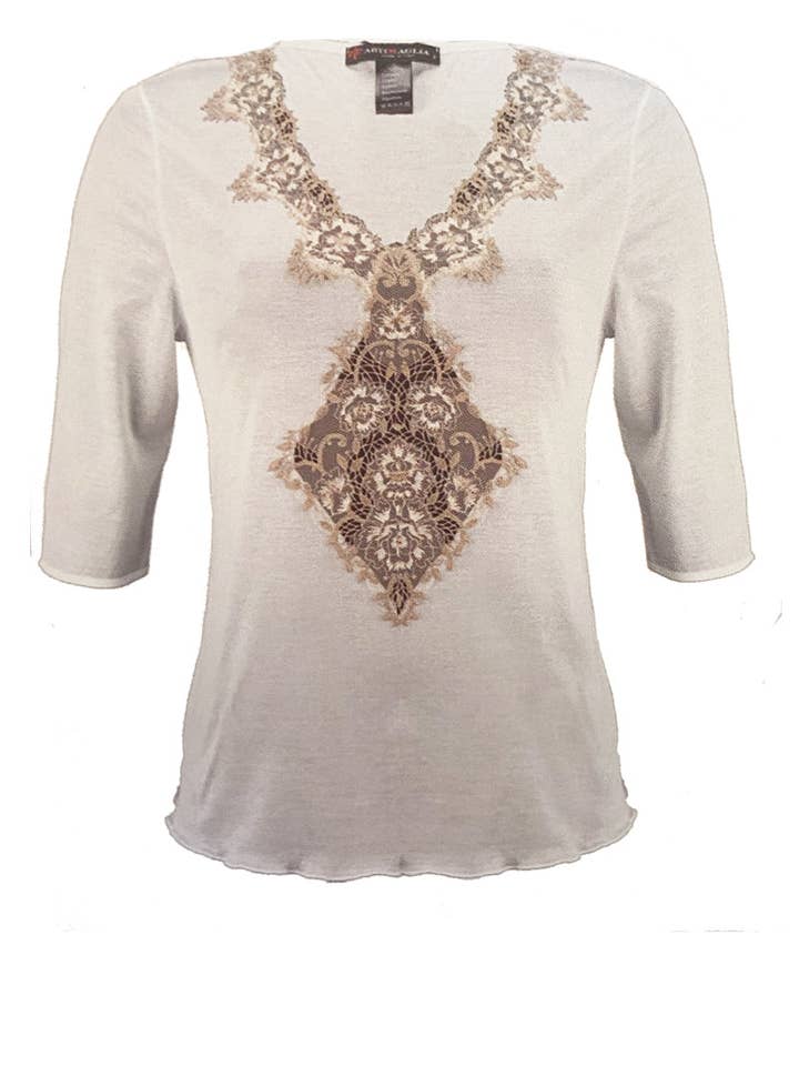 Manga 373 04 3/4 - Camisola 100% Algodão Filoscozia® por atacado de Madiva