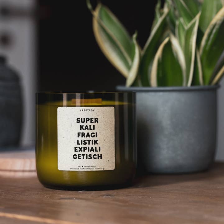 Happysoy - Wholesale Jar/Filled Candle - Scented Candle - SUPERCALIFRAGILISTICEXPIALIDOCIOUS3