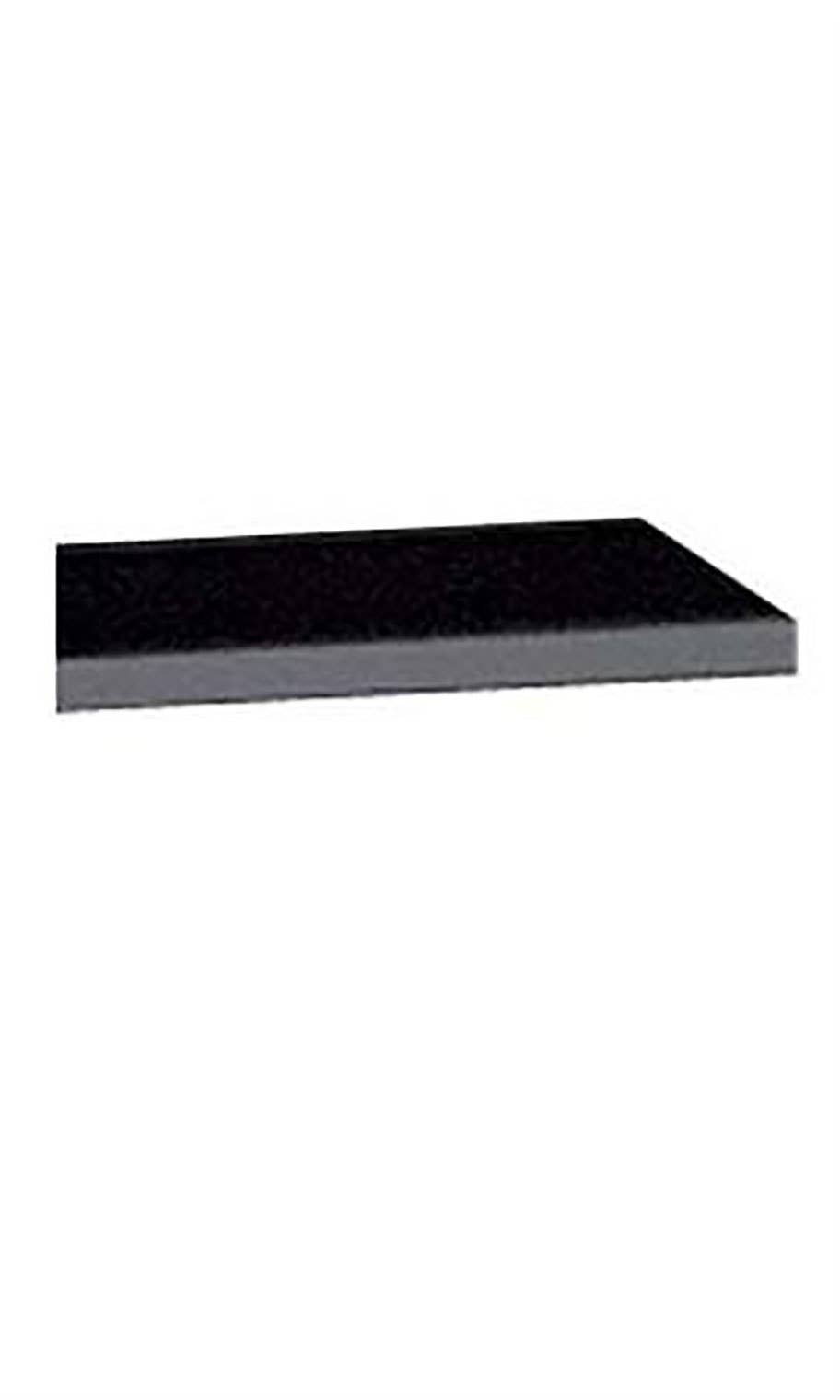 Store Supply Warehouse - Wholesale Retailer Display - Accessories - Black Slatwall Gondola Shelf - 48"L x 10"W0