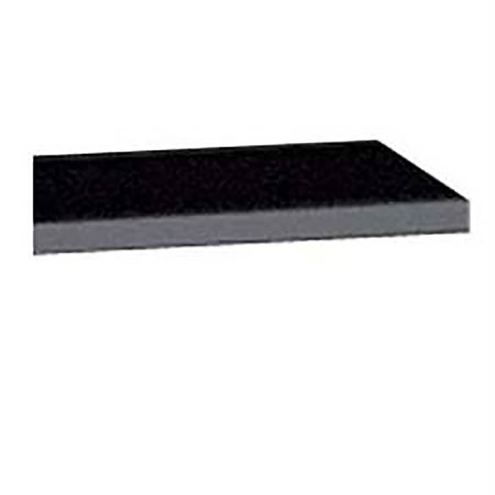 Store Supply Warehouse - Wholesale Retailer Display - Accessories - Black Slatwall Gondola Shelf - 48"L x 10"W