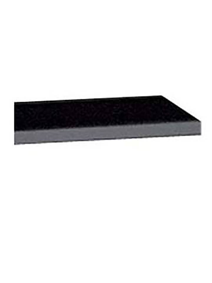 Black Slatwall Gondola Shelf - 48"L x 10"W for wholesale by Store Supply Warehouse