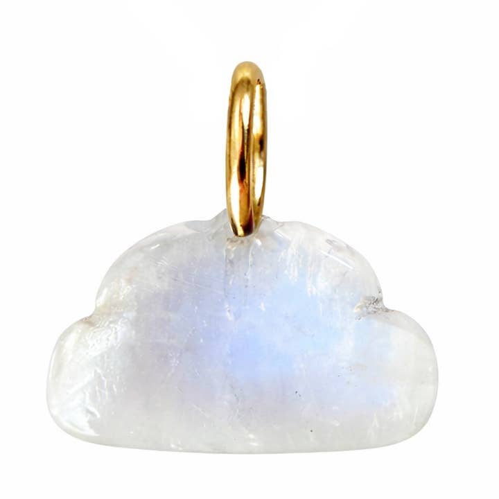 Silver Lining Moonstone Cloud Charm for wholesale by Jūratė Los Angeles