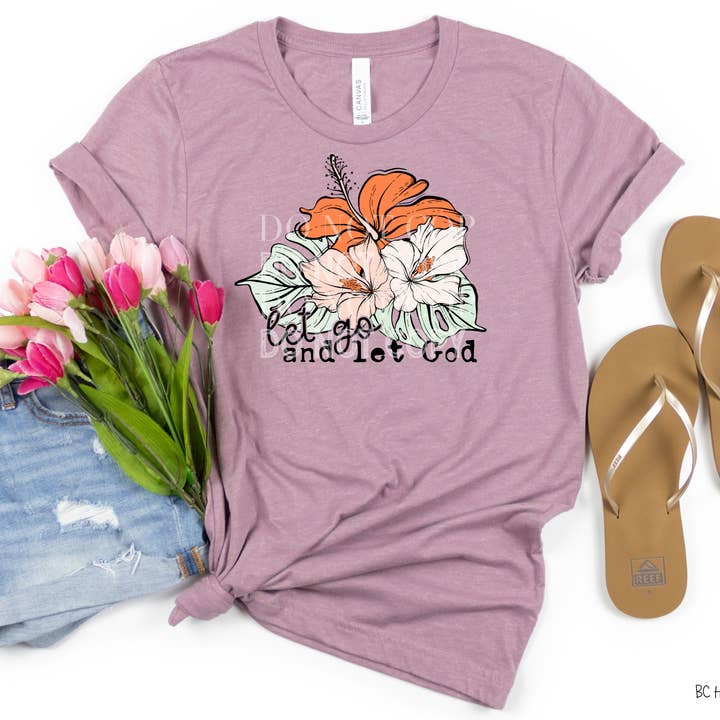 Cash & Drix Wholesale - Wholesale T-Shirt (Graphic) - Women's - Let Go & Let God