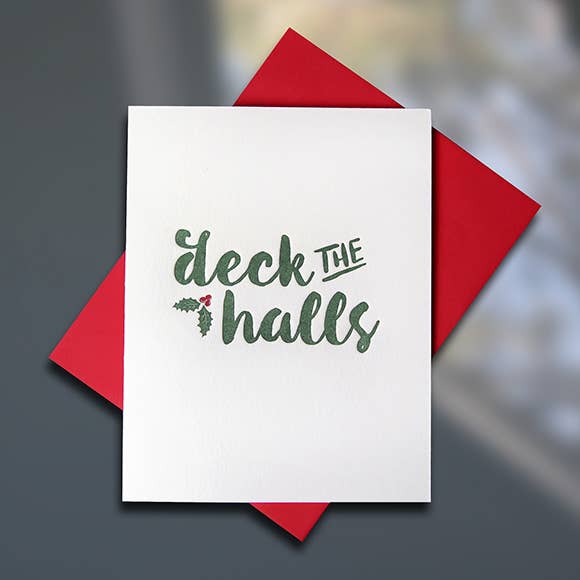 Deck The Halls Carte - Boîte de 6 pour la vente par Sky of Blue Cards