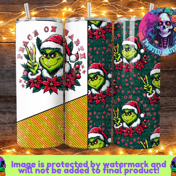 Peace On Earth Tumbler for wholesale by Twisted Bootique