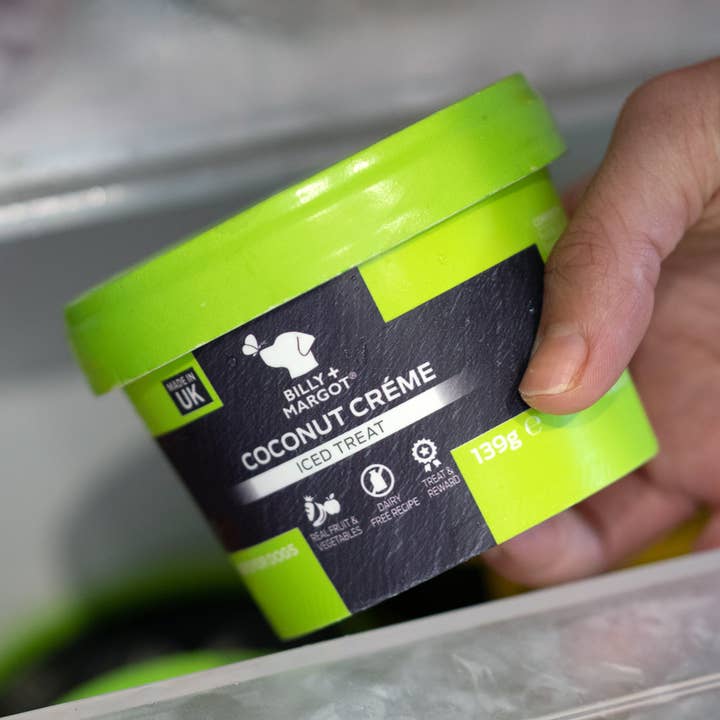 Dog Ice Cream - Natural Iced Treats Coconut Creme for wholesale by Billy + Margot