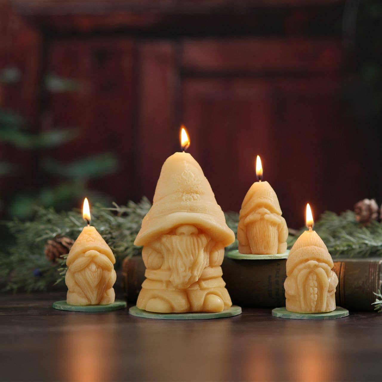 Big Dipper Wax Works - Wholesale Novelty Candle - Holiday Gnome Candle – Large – 100% Pure Beeswax5