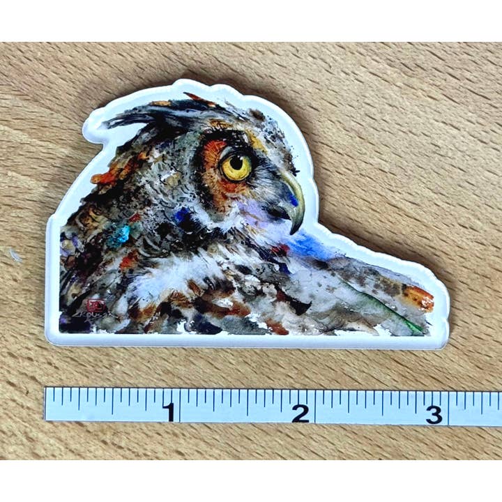 Magnet 'LOOKING BACK' for wholesale by The Art of Dean Crouser Greeting Cards & Stickers