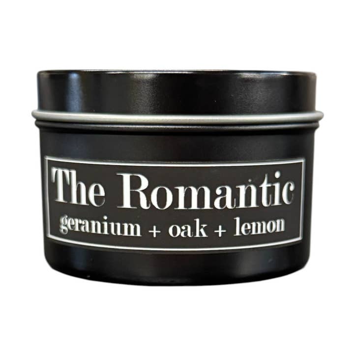 *Nueva Fragancia* La Vela Romántica de 4oz - Geranio + Roble + Limón para venta al por mayor de Fly Paper Products