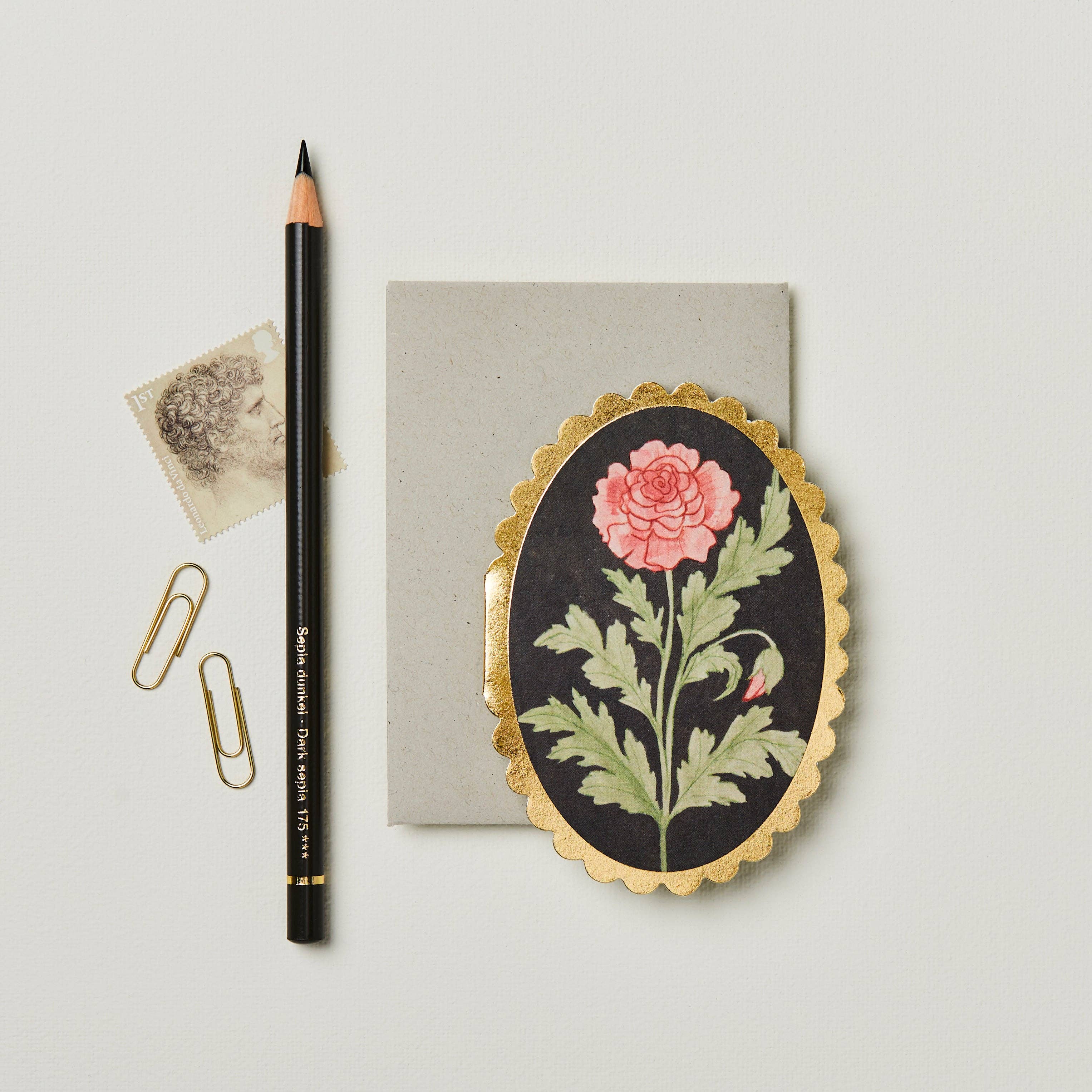 Wanderlust Paper Co - Wholesale Everyday Greeting Card - Rose Mini Card1