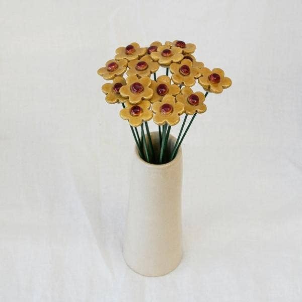 NaturoTheke - Venta al por mayor Flores artificiales - Flor de fresa - Ø aprox. 2,5 cm7