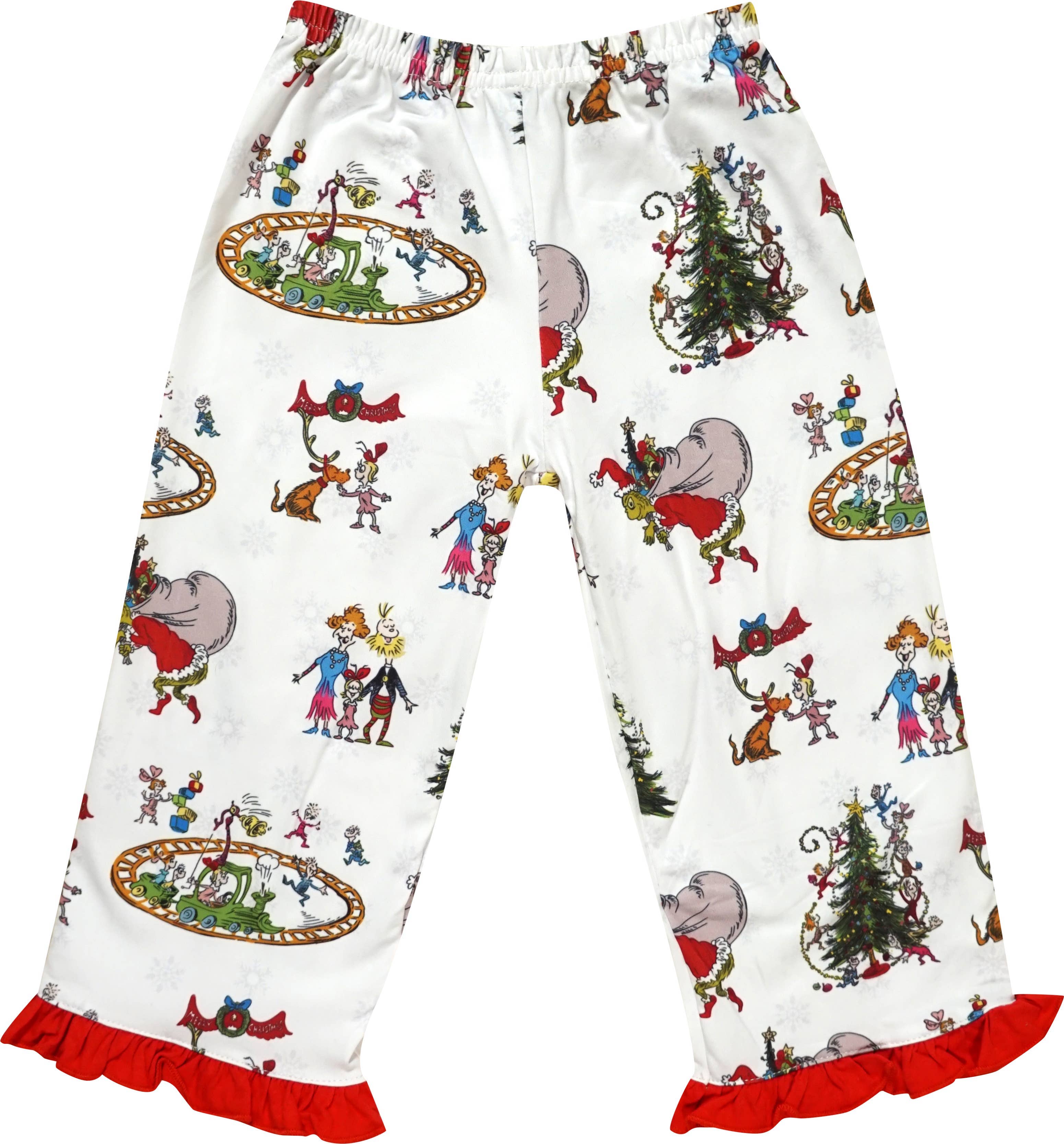 Amor Babee – Großhandel Schlafanzug-Set – Kinder – Grinch Pyjama-Set für Babys, Weihnachten, Button Down2
