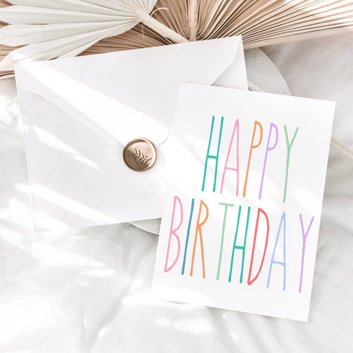Creativien Studio - Wholesale Birthday Card - Happy Birthday