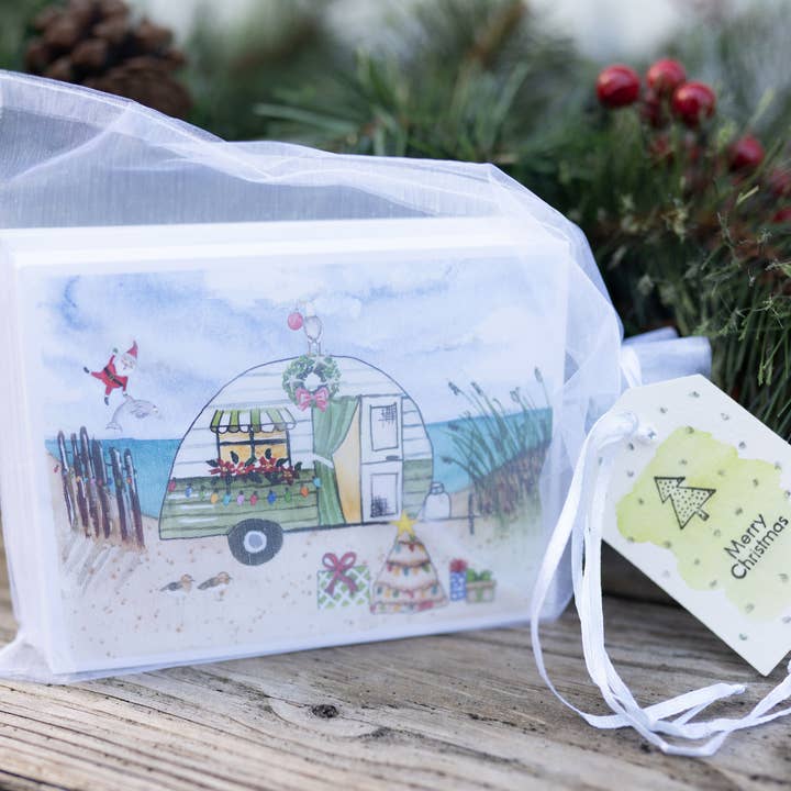 RV JAMBOREE - Série Sandy Claus pour la vente par Watercolor Whimsy