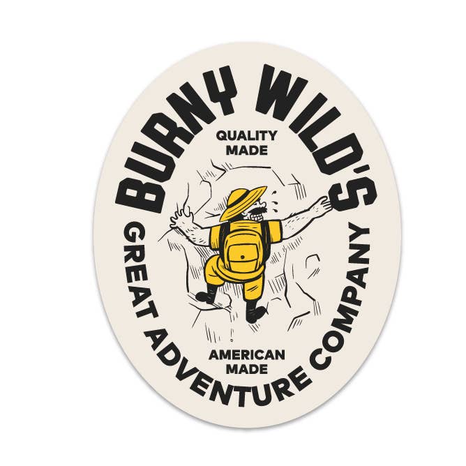 Pegatina de naturaleza exterior, hecha de calidad, apta para lavavajillas para venta al por mayor de Burny Wilds