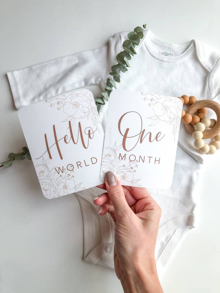 Ensemble de jalons pivoine - Rectangle pour la vente par The Crafty Brunette Co